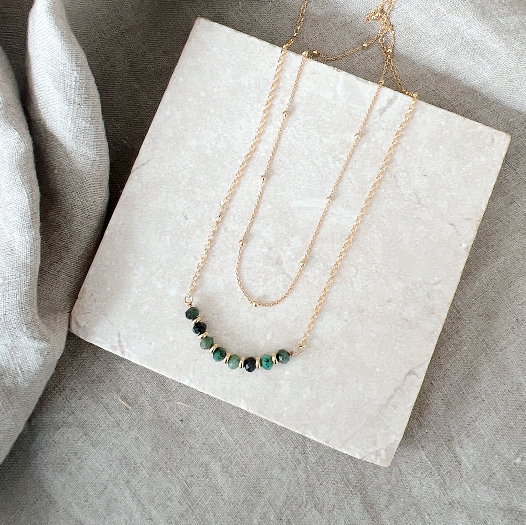 Florence Emerald Necklace